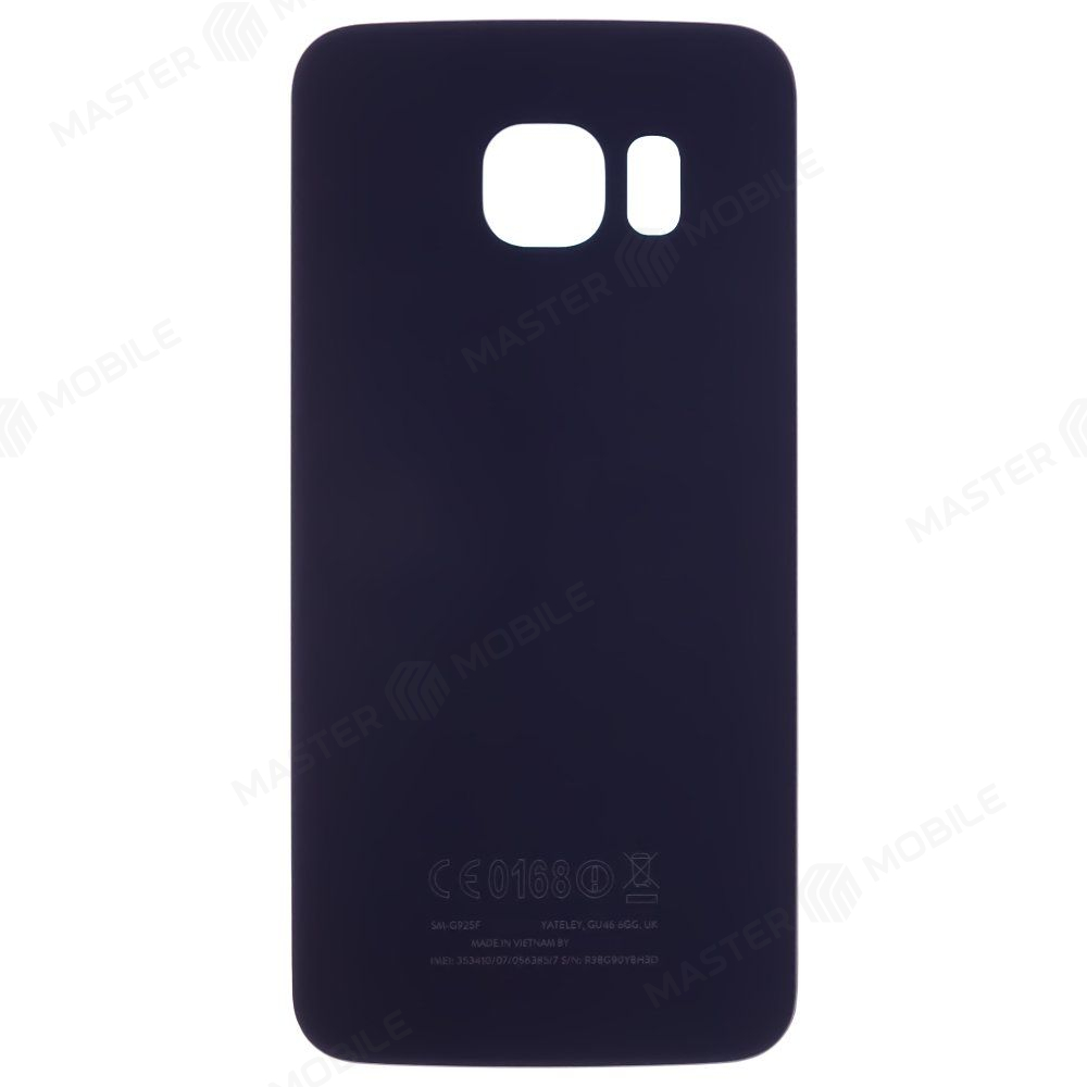 Задняя крышка для Samsung G925 Galaxy S6 Edge (черный)