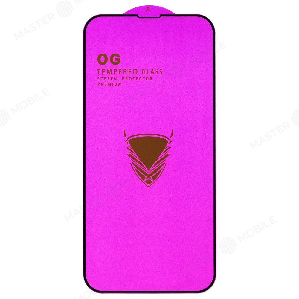 Защитное стекло OG Glass (3 в 1) для Apple iPhone 14 Plus (черный)