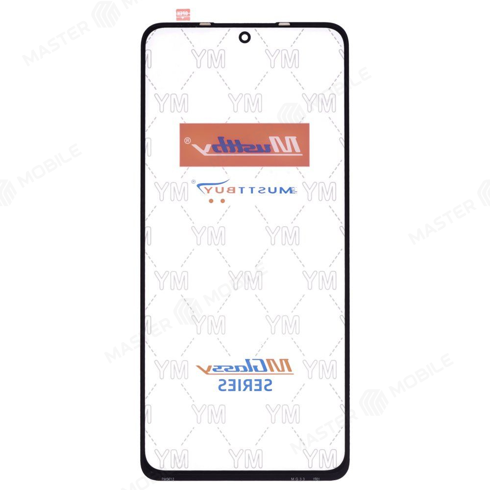 Стекло модуля для Xiaomi Redmi Note 10 Pro 4G (M2101K6G) + OCA (черный) (Musttby)