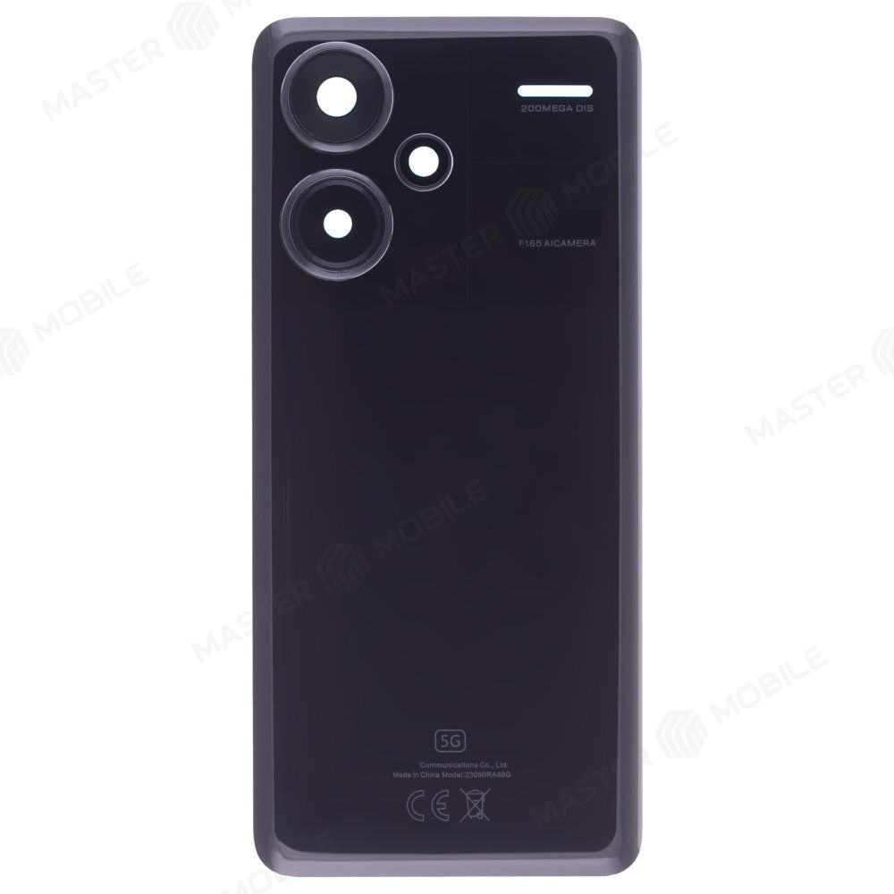 Задняя крышка для Xiaomi Redmi Note 13 Pro+ 5G (23090RA98C) (черный) (в сборе со стеклом камеры)