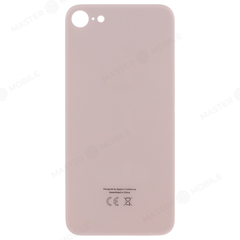 Задняя крышка для Apple iPhone 8 (золотистый) (с широким отверстием) (Premium)