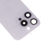 Задняя крышка для Apple iPhone 15 Pro (белый) (в сборе со стеклом камеры) (Premium) фото №3