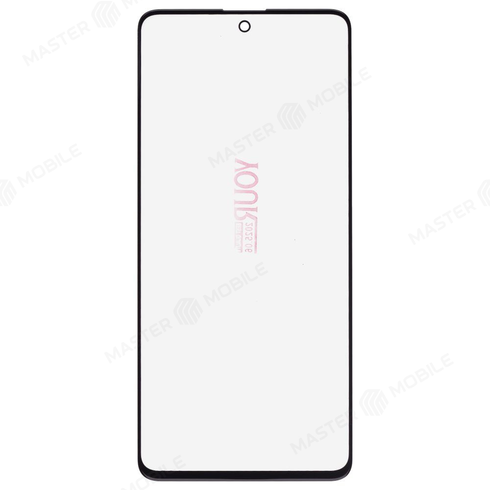 Стекло модуля для Samsung A515 Galaxy A51 / M317 Galaxy M31s + OCA (черный) (Musttby) (Premium)