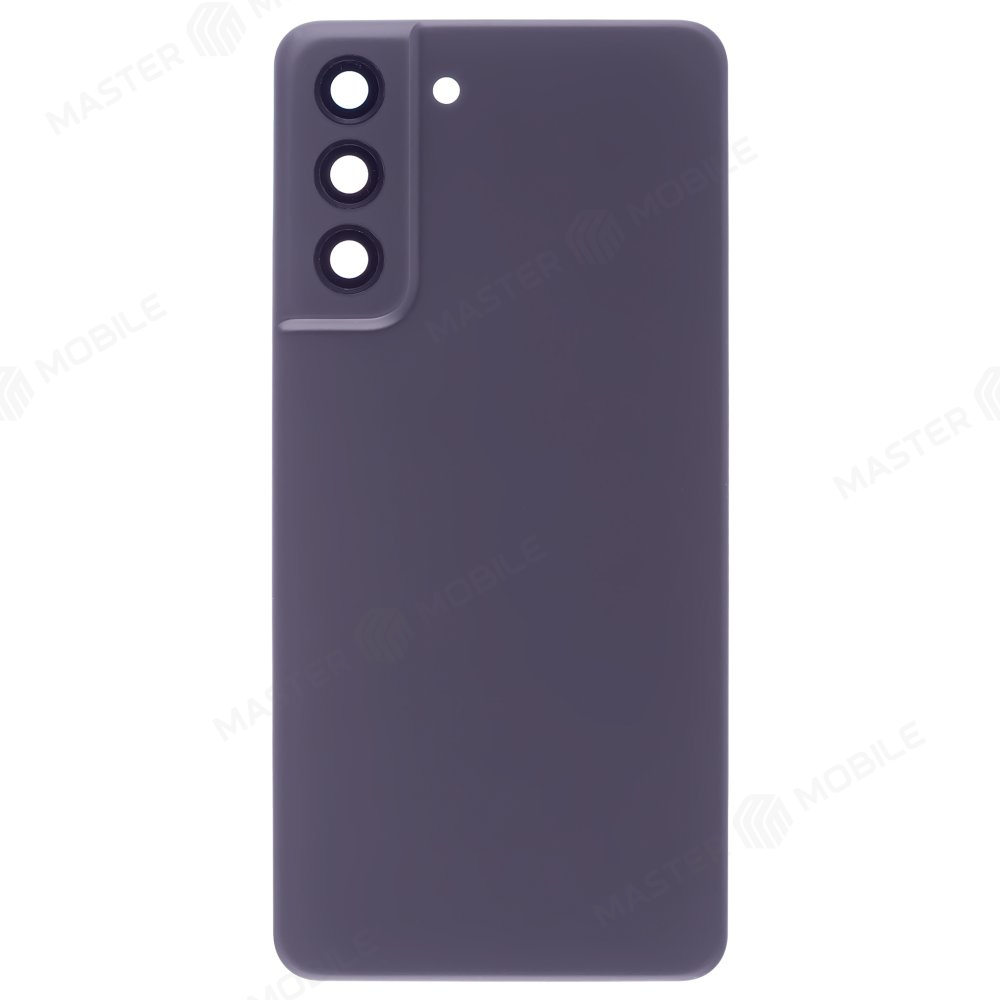 Задняя крышка для Samsung G990 Galaxy S21 FE (черный) (в сборе со стеклом камеры)