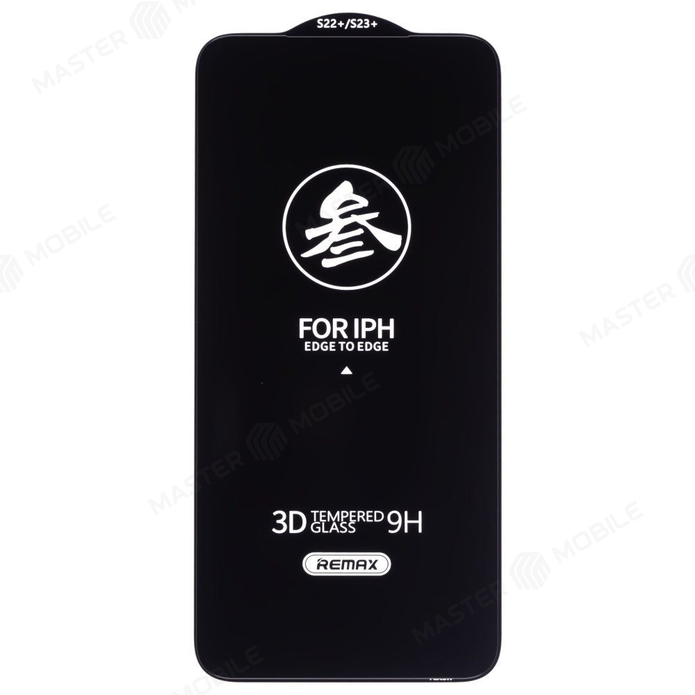 Защитное стекло Remax Medicine Glass GL-27 для Samsung S906 Galaxy S22+ / S916 Galaxy S23+ (черный)