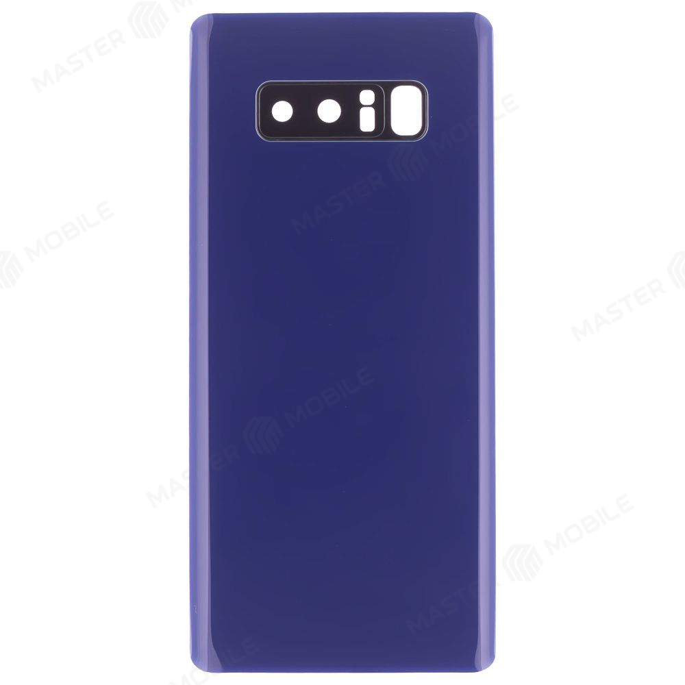 Задняя крышка для Samsung N950 Galaxy Note 8 (синий) (в сборе со стеклом камеры)