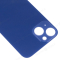 Задняя крышка для Apple iPhone 13 (синий) (с широким отверстием) (Premium) фото №3