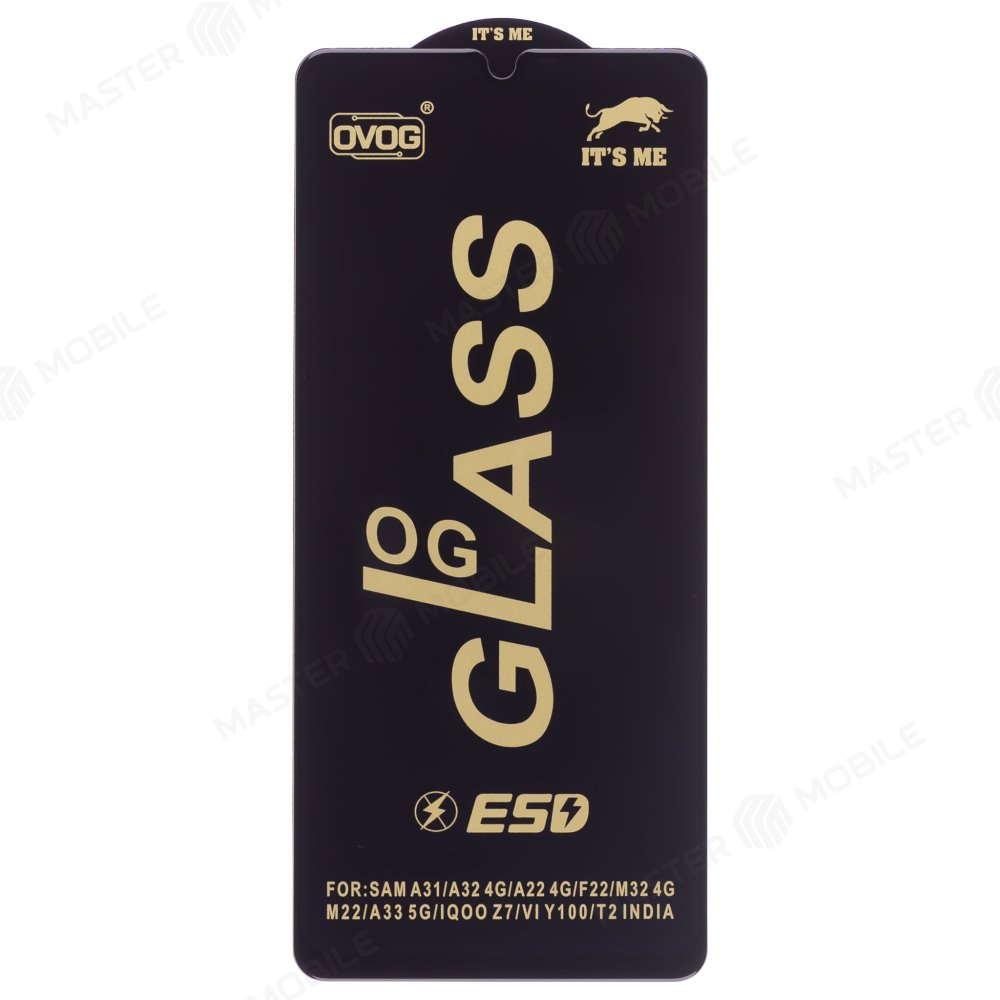 Защитное стекло OG Glass для Samsung A325 Galaxy A32 4G / A336 Galaxy A33 5G / M225 Galaxy M22 / M325 Galaxy M32 и др. (черный)