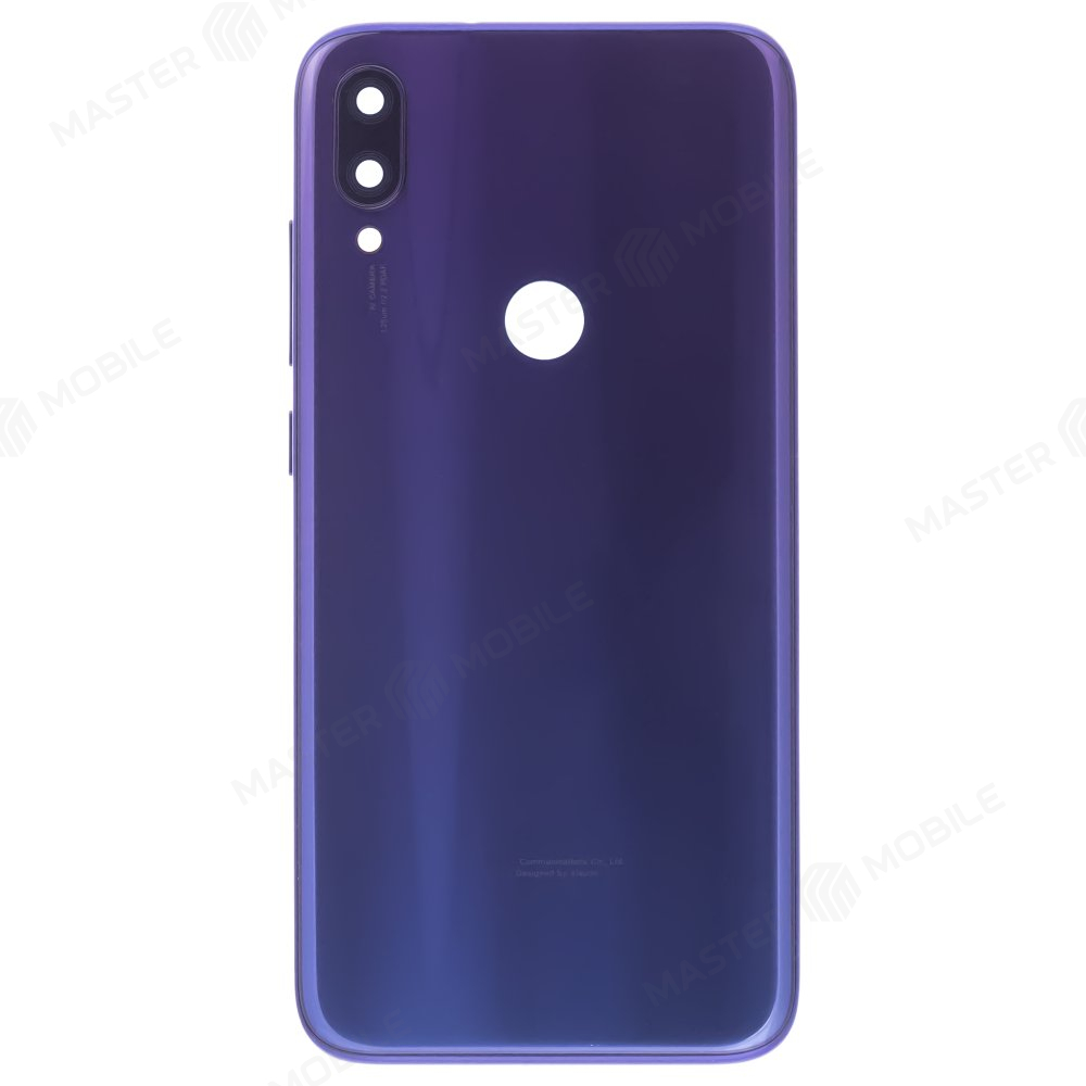 Задняя крышка для Xiaomi Mi Play (M1901F9E) (синий) (в сборе со стеклом камеры)