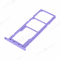 Держатель сим-карты для Samsung M115 Galaxy M11 (фиолетвый) фото №2