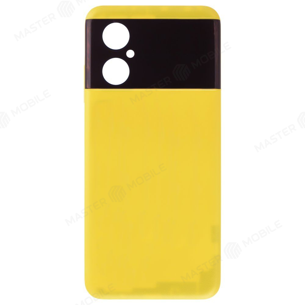 Задняя крышка для Xiaomi Poco M4 5G (22041219PG) (желтый)