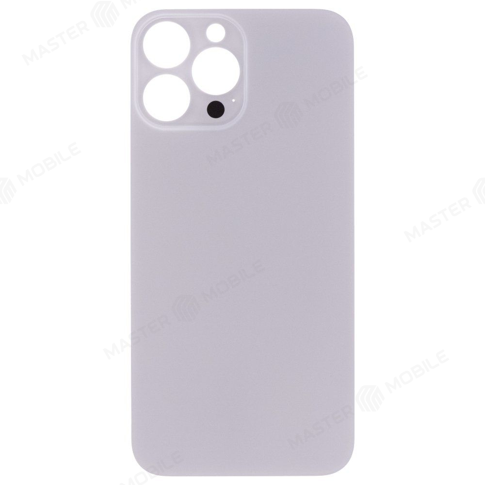 Задняя крышка для Apple iPhone 13 Pro Max (белый) (с широким отверстием) (Premium)