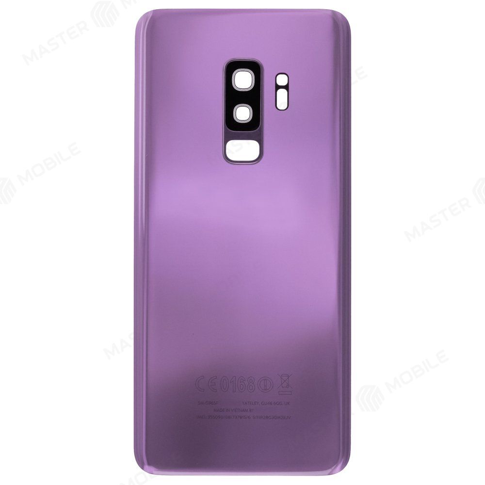 Задняя крышка для Samsung G965 Galaxy S9+ (фиолетовый) (в сборе со стеклом камеры)