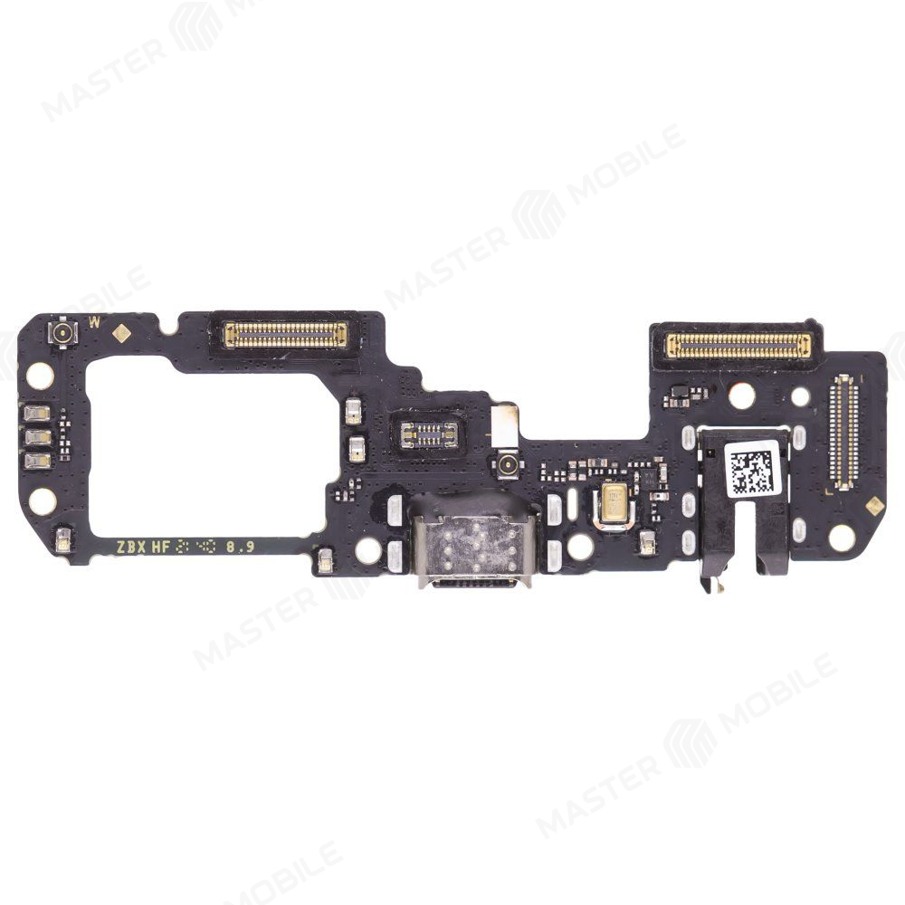 Нижняя плата для Realme 9 Pro+ (RMX3393) с комп. + разъем зарядки + разъем гарнитуры + микрофон (ORIG100)