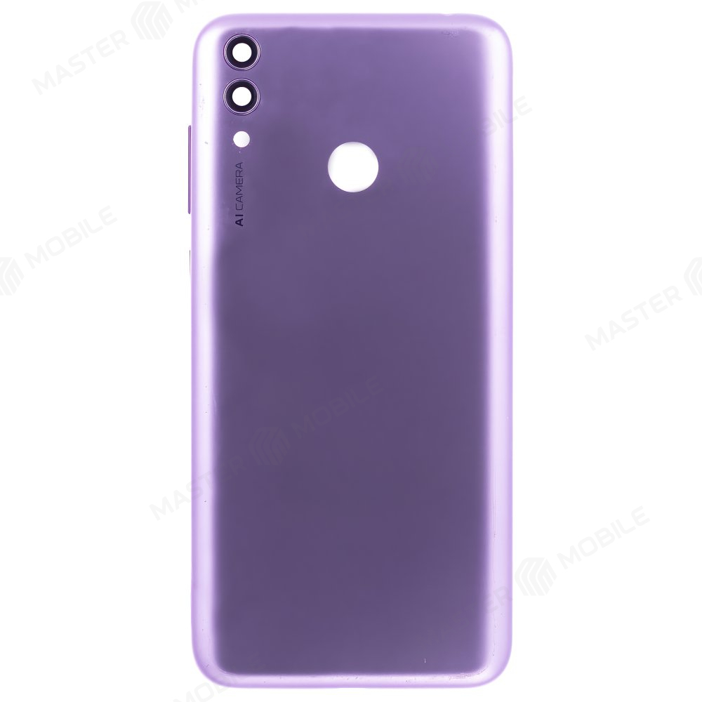 Задняя крышка для Huawei Honor 8C (BKK-AL10) (фиолетовый) (в сборе со стеклом камеры)