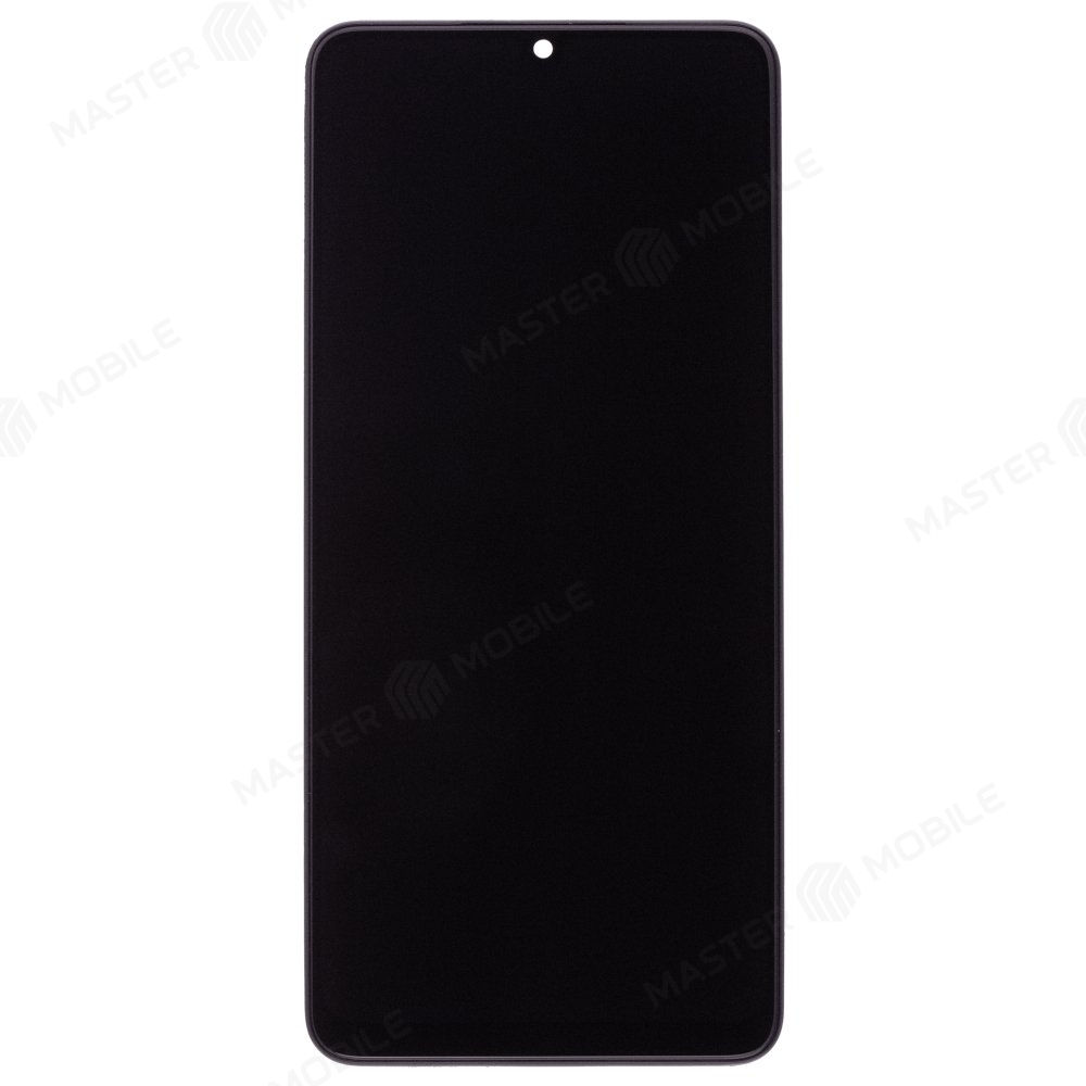 Дисплей для Samsung A225 Galaxy A22 4G + тачскрин (черный) (в рамке) (ORIG100) (SP)