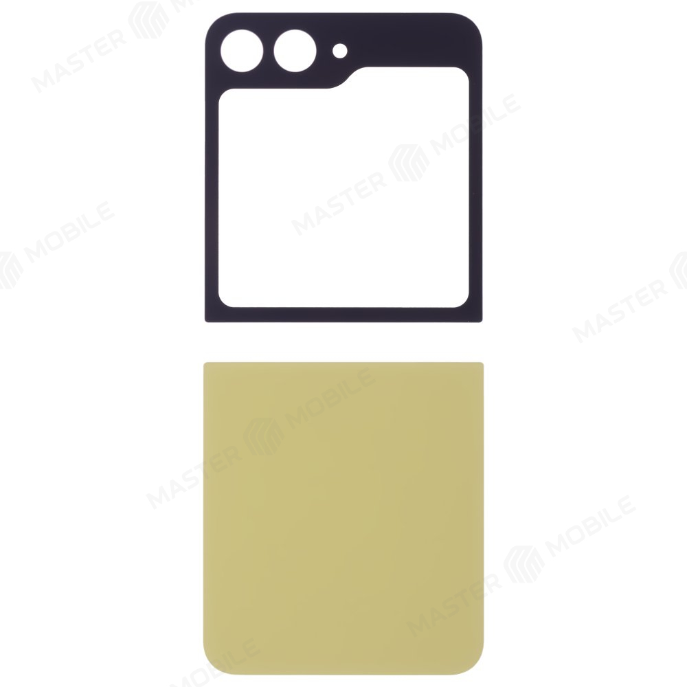 Задняя крышка для Samsung F741 Galaxy Z Flip 6 (желтый) (комплект)