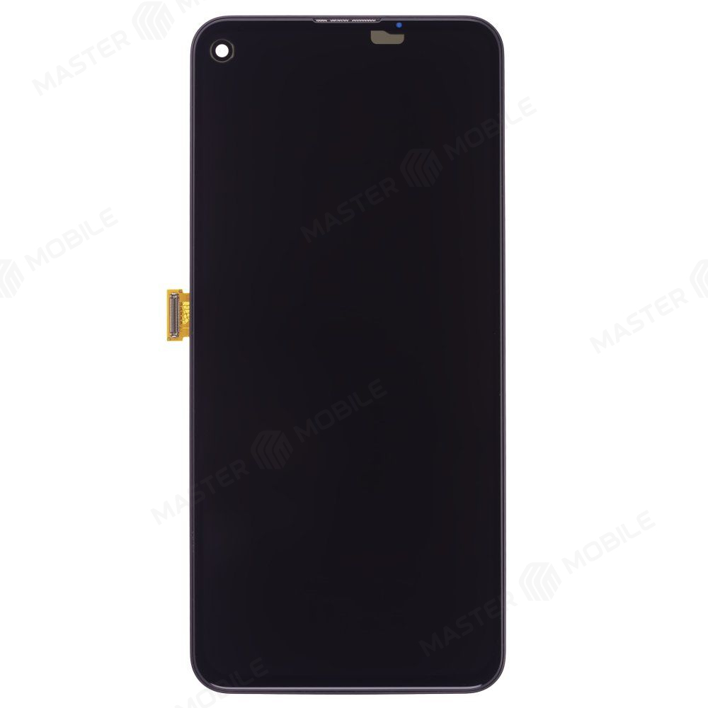 Дисплей для Google Pixel 5A 5G (G1F8F/G4S1M) + тачскрин (черный) (в рамке) (ORIG)