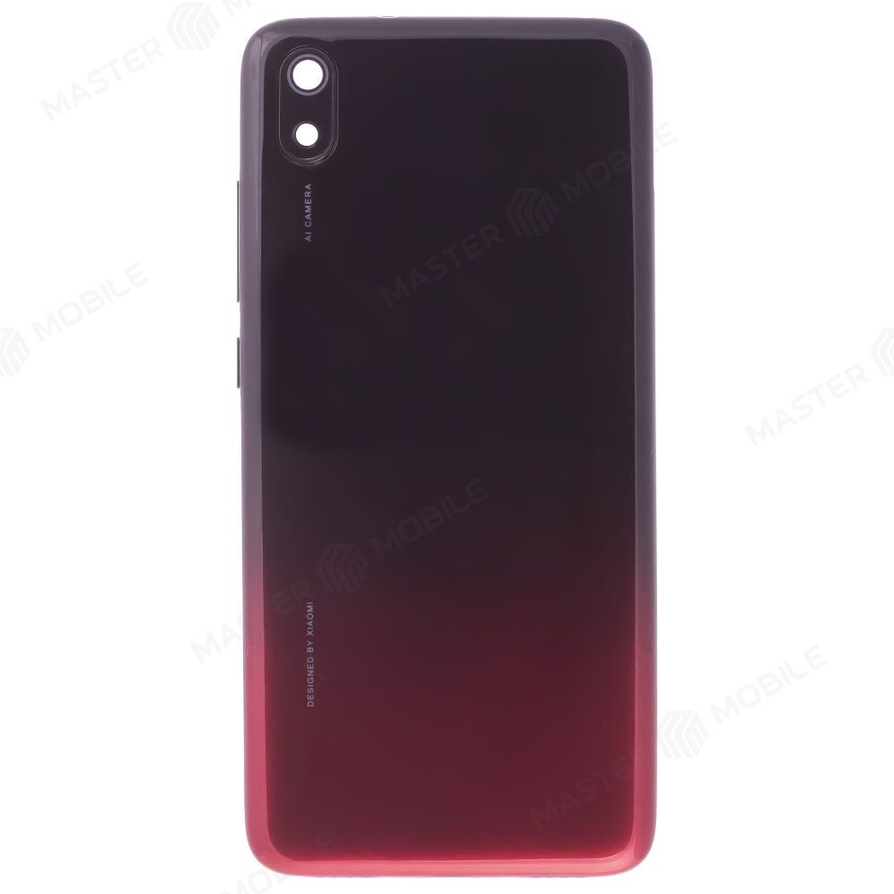 Задняя крышка для Xiaomi Redmi 7A (M1903C3EG) (красный) (в сборе со стеклом камеры)