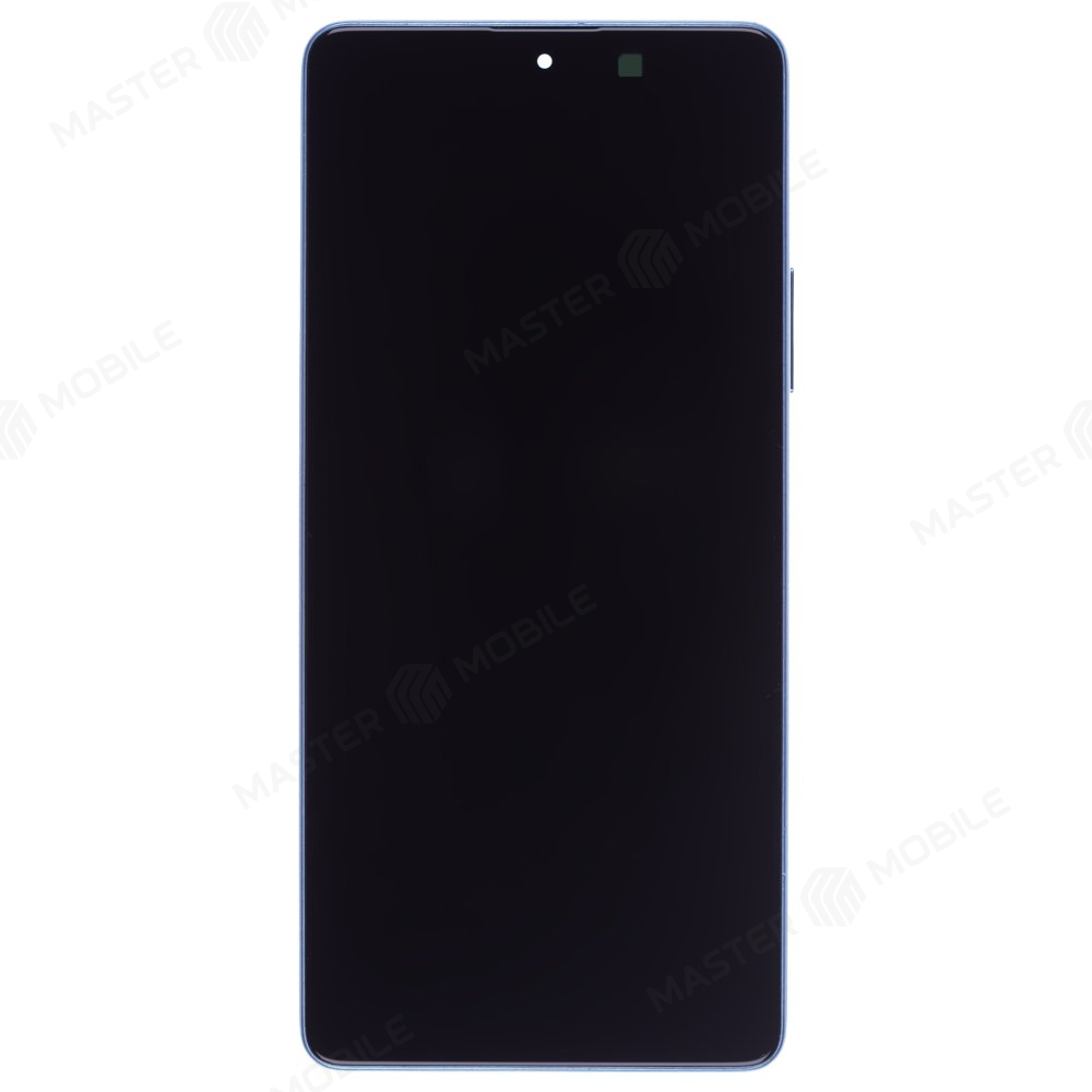 Дисплей для Xiaomi Poco F5 (23049PCD8G) / Redmi Note 12 Turbo (23049RAD8C) + тачскрин (синий) (в рамке) (ORIG100) (SP)