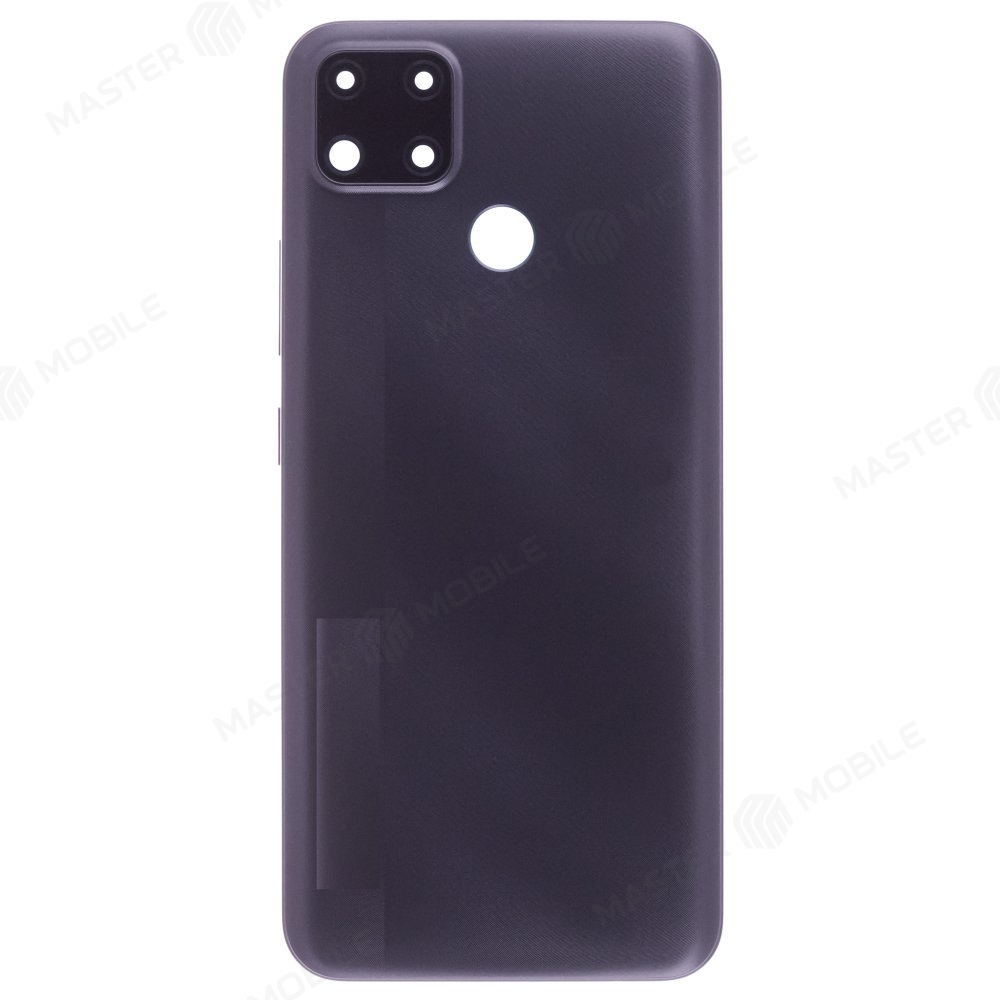 Задняя крышка для Realme C25 (RMX3191) / C25S (RMX3195) (серый) (в сборе со стеклом камеры)