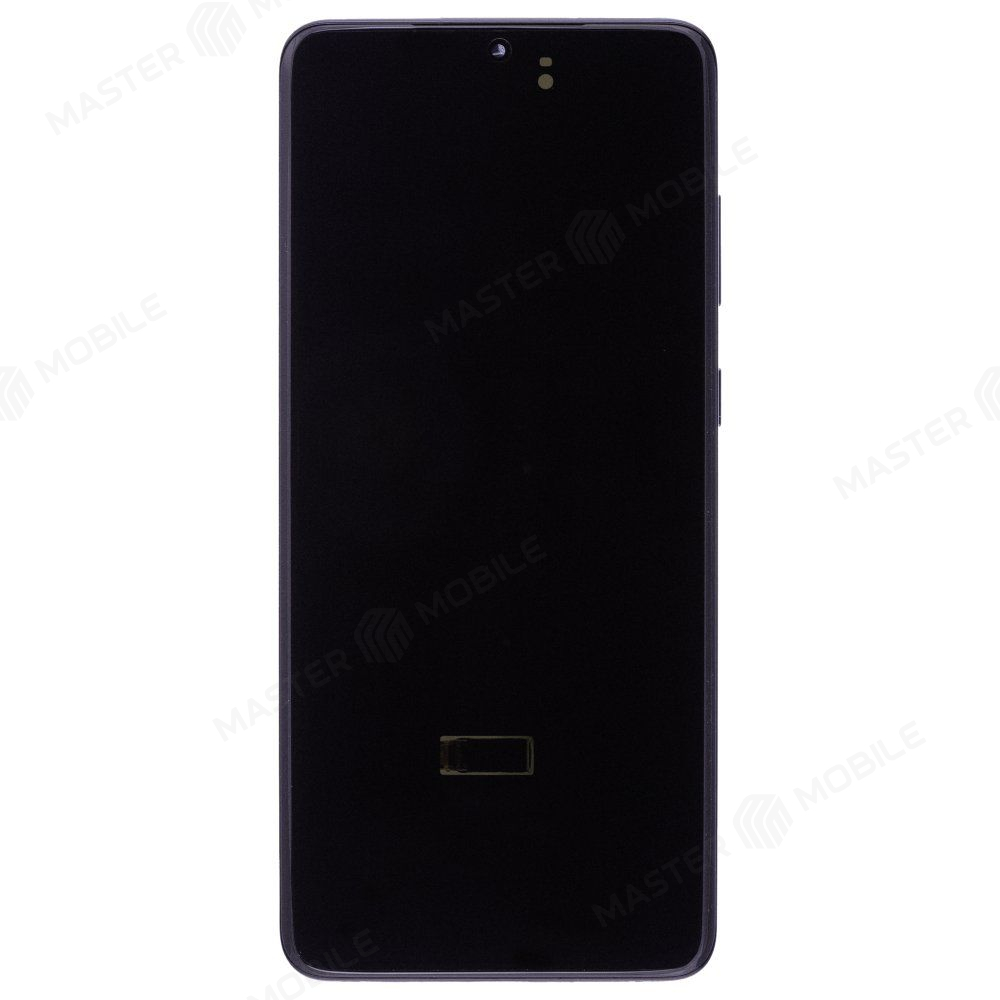 Дисплей для Samsung G985 Galaxy S20+ / G986 Galaxy S20+ 5G + тачскрин (черный) (в рамке) (ORIG100) (возможен дефект ЛКП)