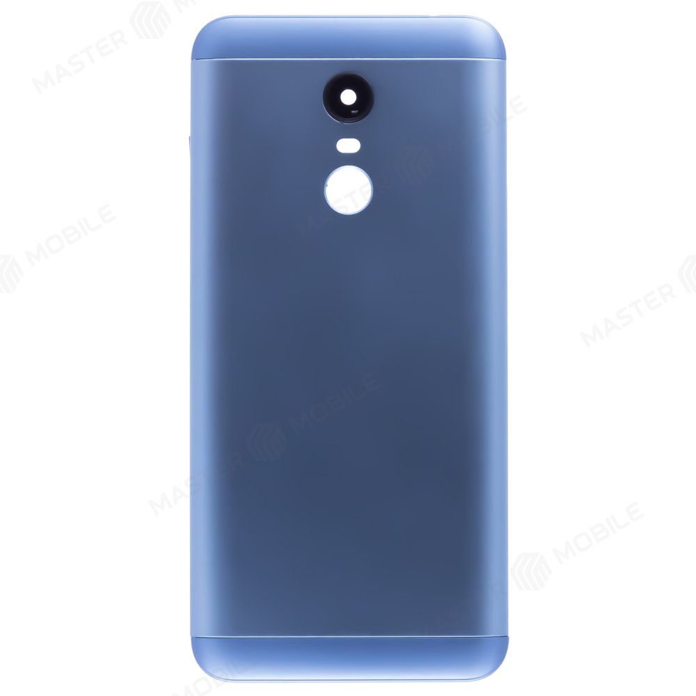 Задняя крышка для Xiaomi Redmi 5 Plus (MEG7) (синий) (в сборе со стеклом камеры)