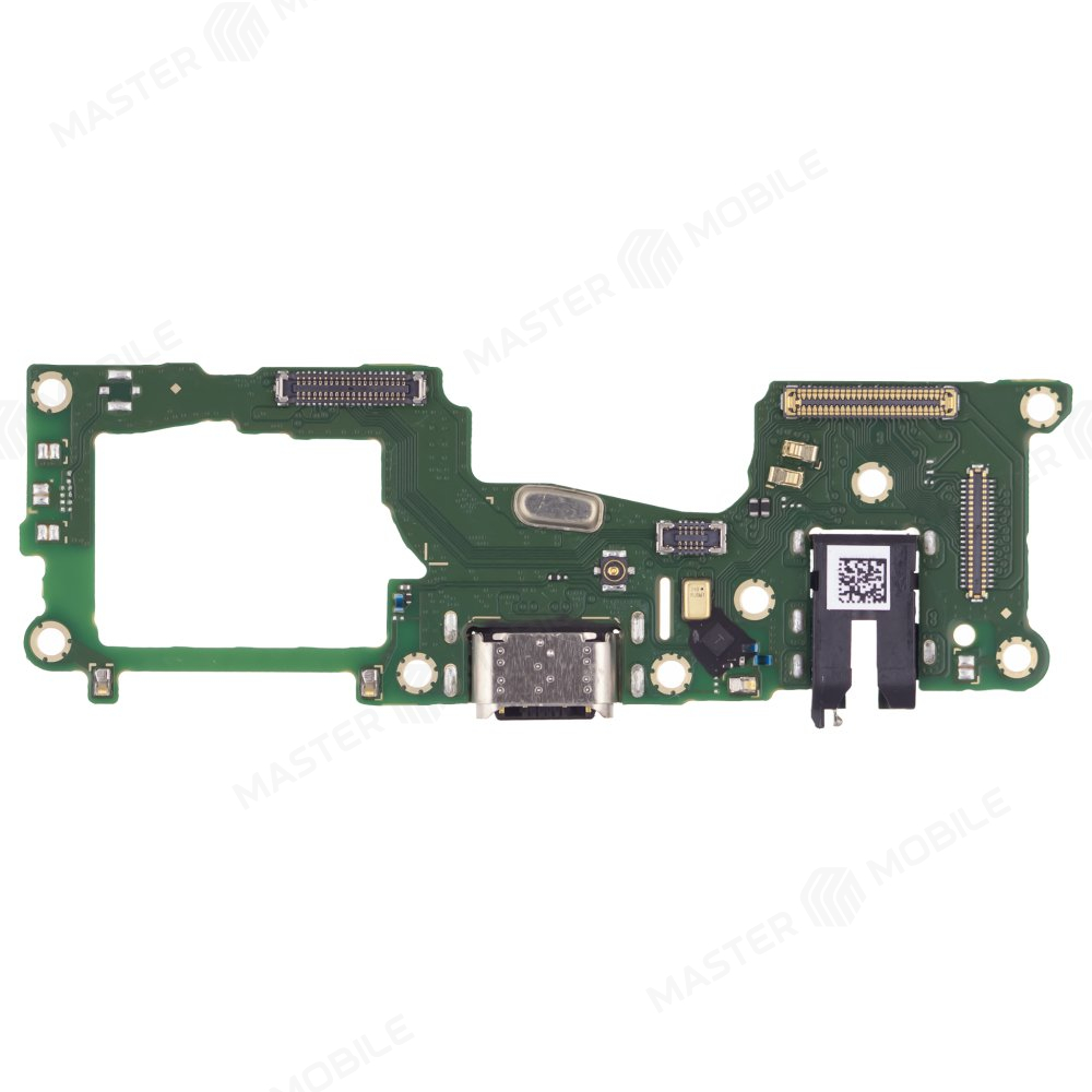 Нижняя плата для Realme 8 4G (RMX3085) / 8 Pro (RMX3081) / OPPO A74 4G (CPH2219) с комп. + разъем зарядки + микрофон (ORIG100)