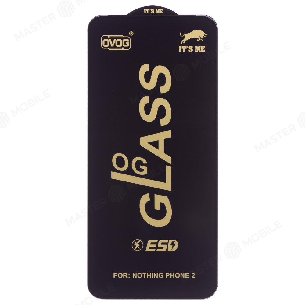 Защитное стекло OG Glass для Nothing Phone 2 (A065) / Phone 2a (черный)
