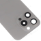 Задняя крышка для Apple iPhone 15 Pro (титановый) (в сборе со стеклом камеры) (Premium) фото №3