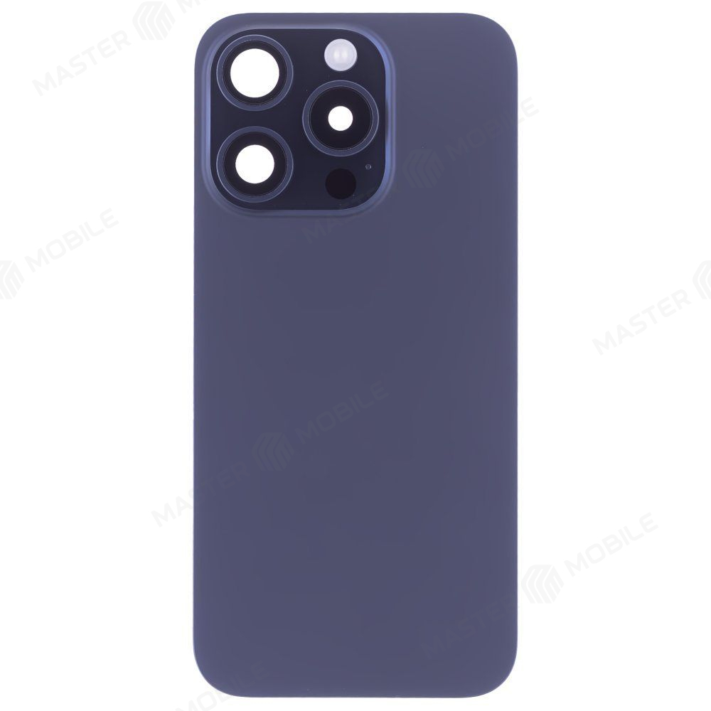 Задняя крышка для Apple iPhone 15 Pro (синий) (в сборе) (ORIG100) (Снятый) (возможен дефект ЛКП)