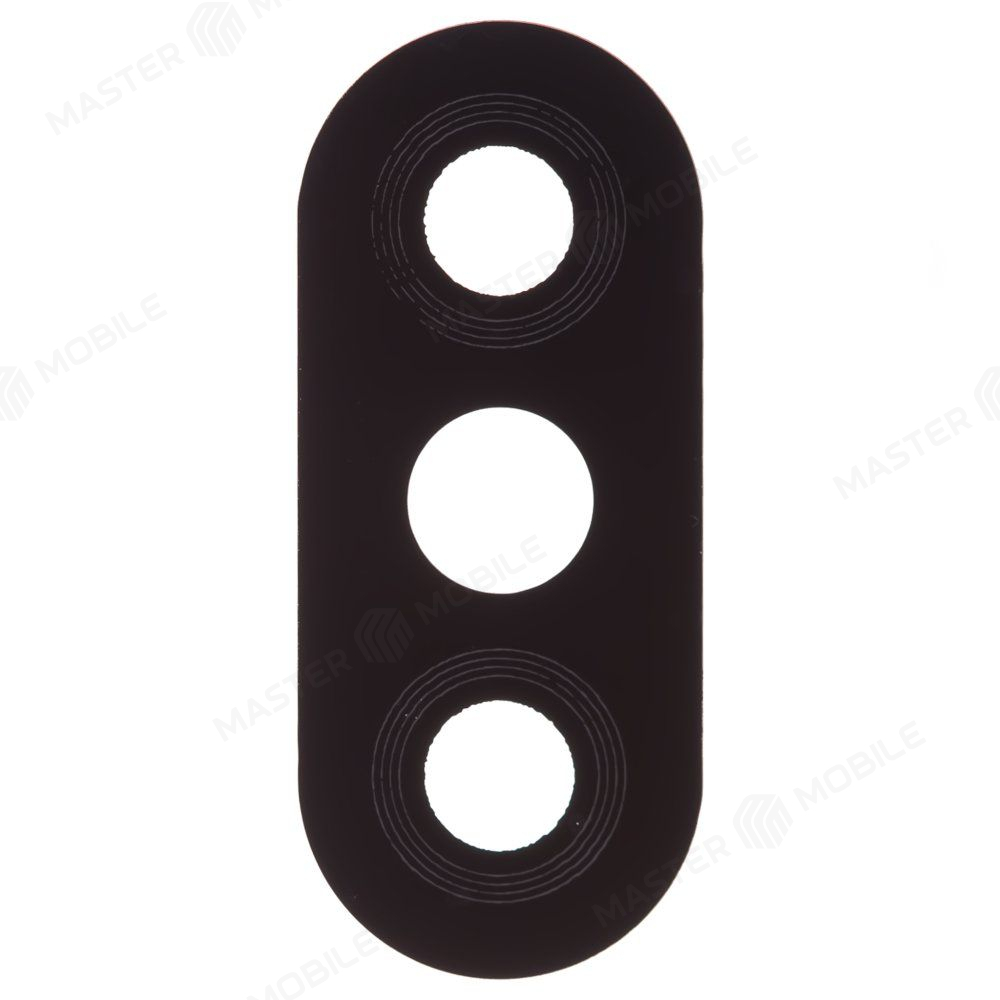 Стекло задней камеры для Xiaomi Redmi Note 3 (2015116) (без рамки) (черный)