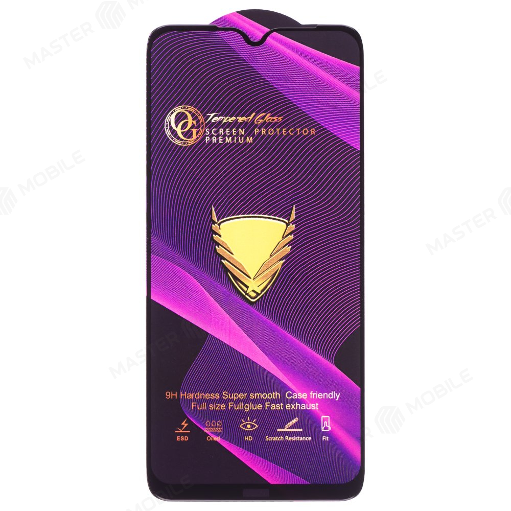 Защитное стекло OG Glass (3 в 1) для Xiaomi Redmi Note 8 (M1908C3JG) / Redmi Note 8 2021 (M1908C3JGG) (черный)