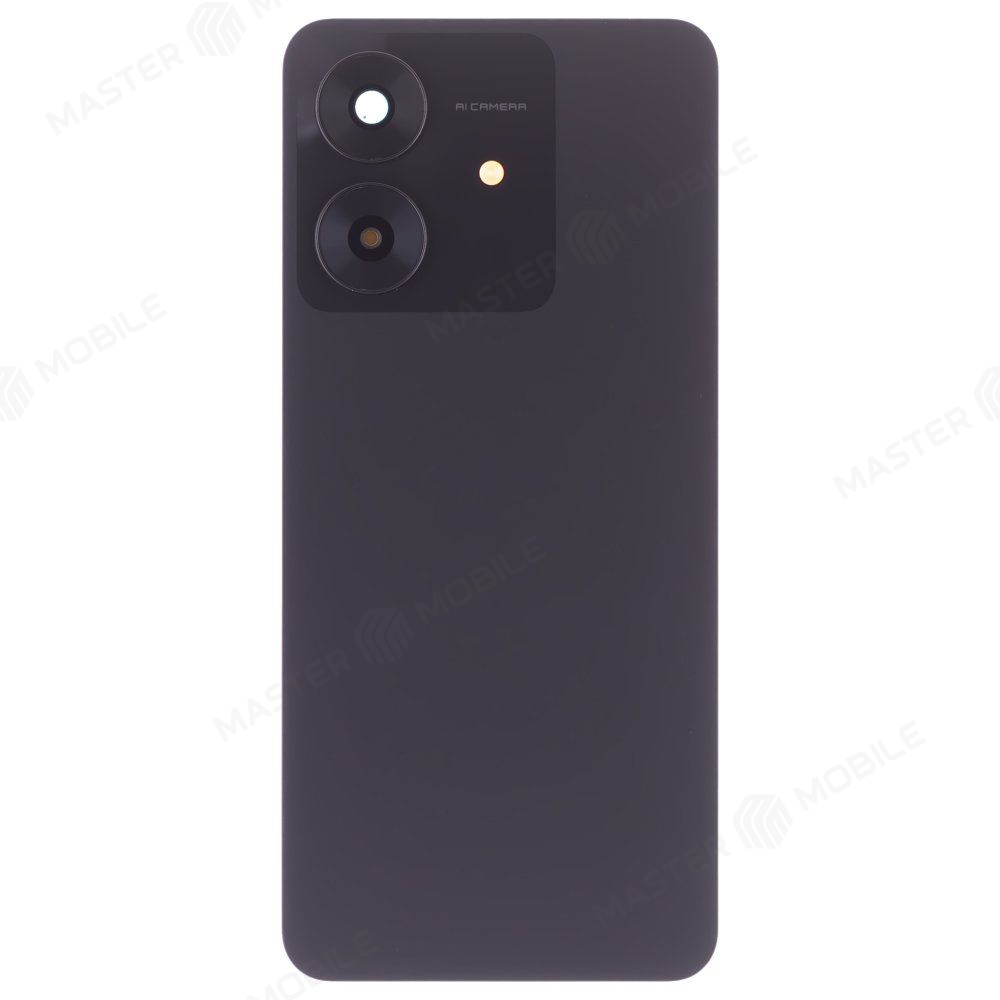 Задняя крышка для Realme Note 60x (RMX3938) (черный) (в сборе со стеклом камеры)