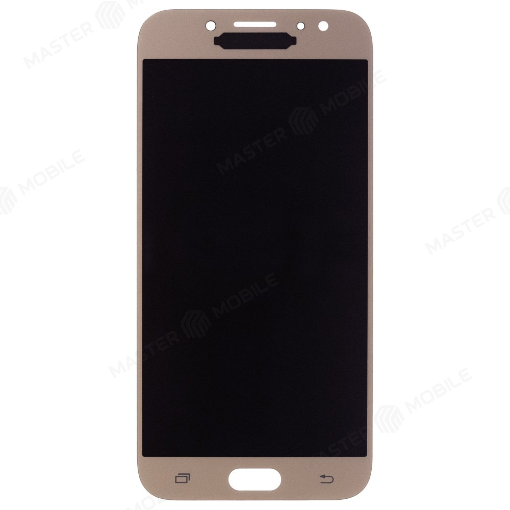 Дисплей для Samsung J730 Galaxy J7 (2017) (в сборе с тачскрином) (золотистый) (In-Cell)