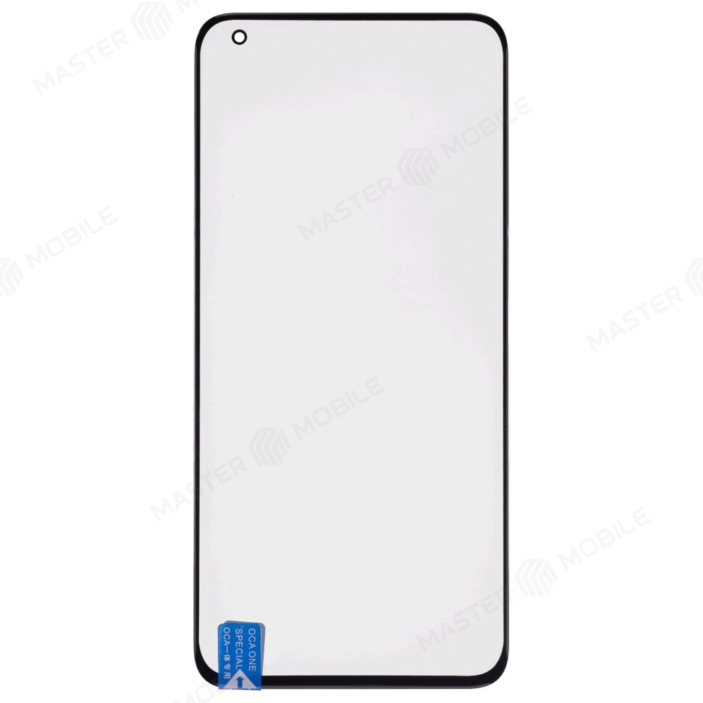 Стекло модуля для Xiaomi Mi 10 5G (M2001J2G) / Mi 10 Pro (M2001J1G) + OCA (черный) (Rev. C)