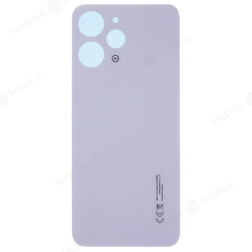 Задняя крышка для Xiaomi Redmi 12 4G (23053RN02Y) (серебристый)