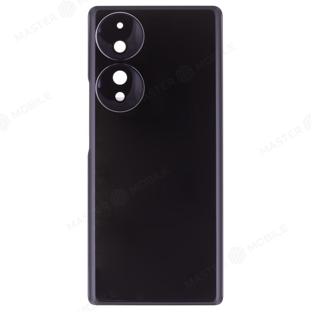Задняя крышка для Huawei Honor 70 (FNE-NX9) (черный) (в сборе со стеклом камеры) (ORIG100)