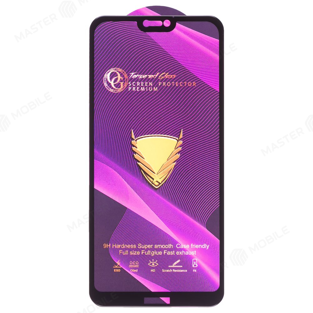 Защитное стекло OG Glass (3 в 1) для Huawei P20 Lite (ANE-LX1) / Nova 3E (ANE-AL00) (черный)
