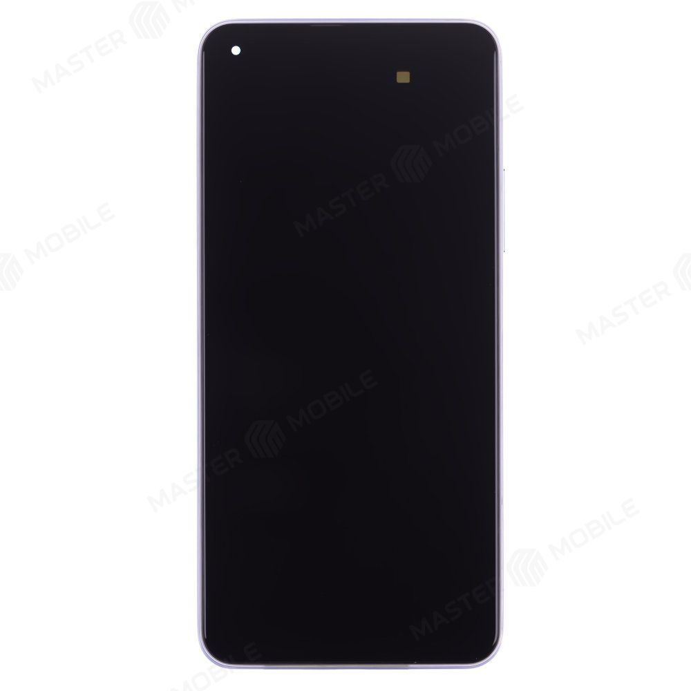 Дисплей для Xiaomi 11 Lite 5G NE (2109119DG) / Mi 11 Lite (M2101K9AG) / Mi 11 Lite 5G (M2101K9G) + тачскрин (синий) (в рамке) (ORIG100) (SP)