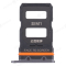 Держатель сим-карты для Xiaomi 12 (2201123G) / 12X (2112123AG) (черный)  фото №1