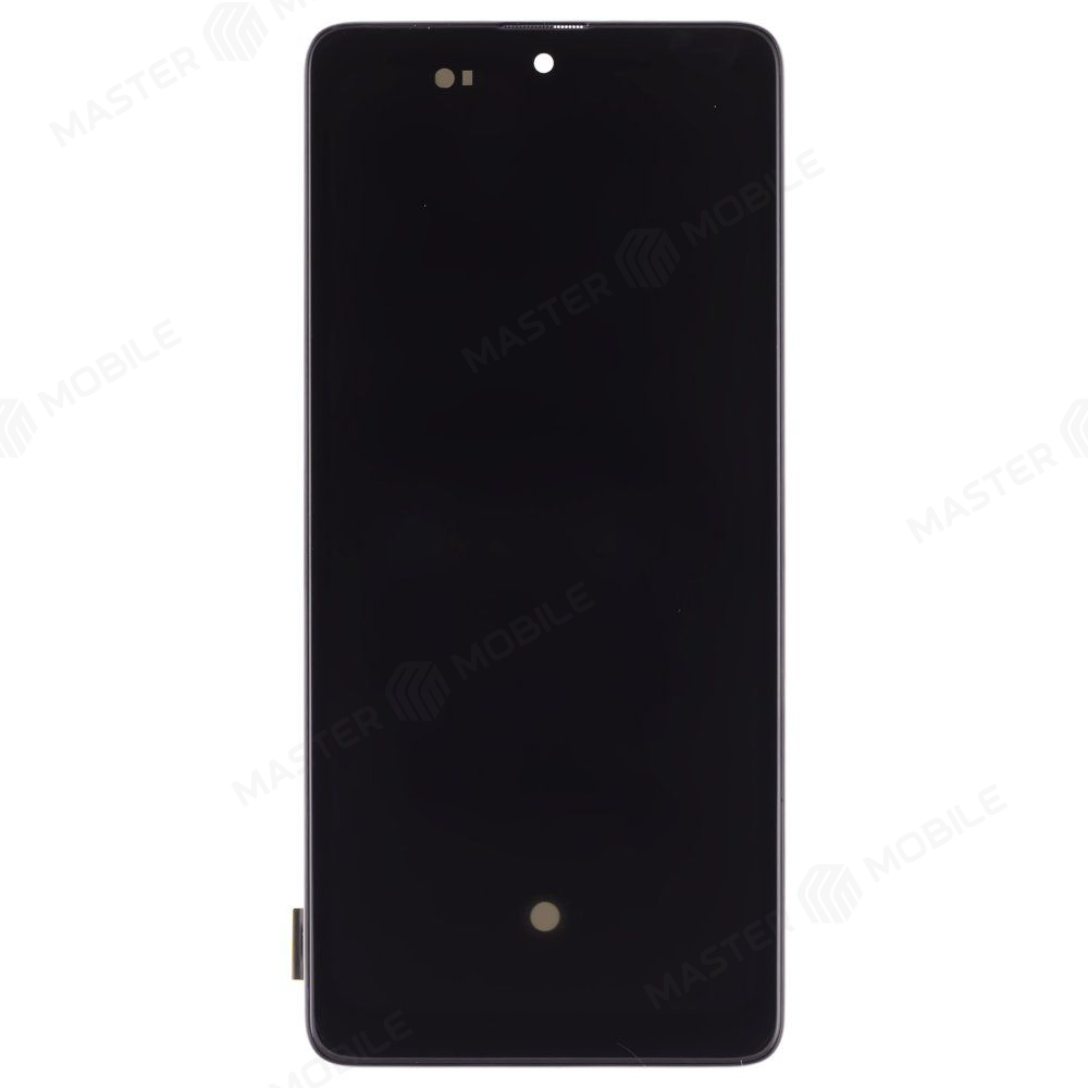 Дисплей для Samsung A715 Galaxy A71 + тачскрин (черный) (в рамке) (OLED) (Small Size)