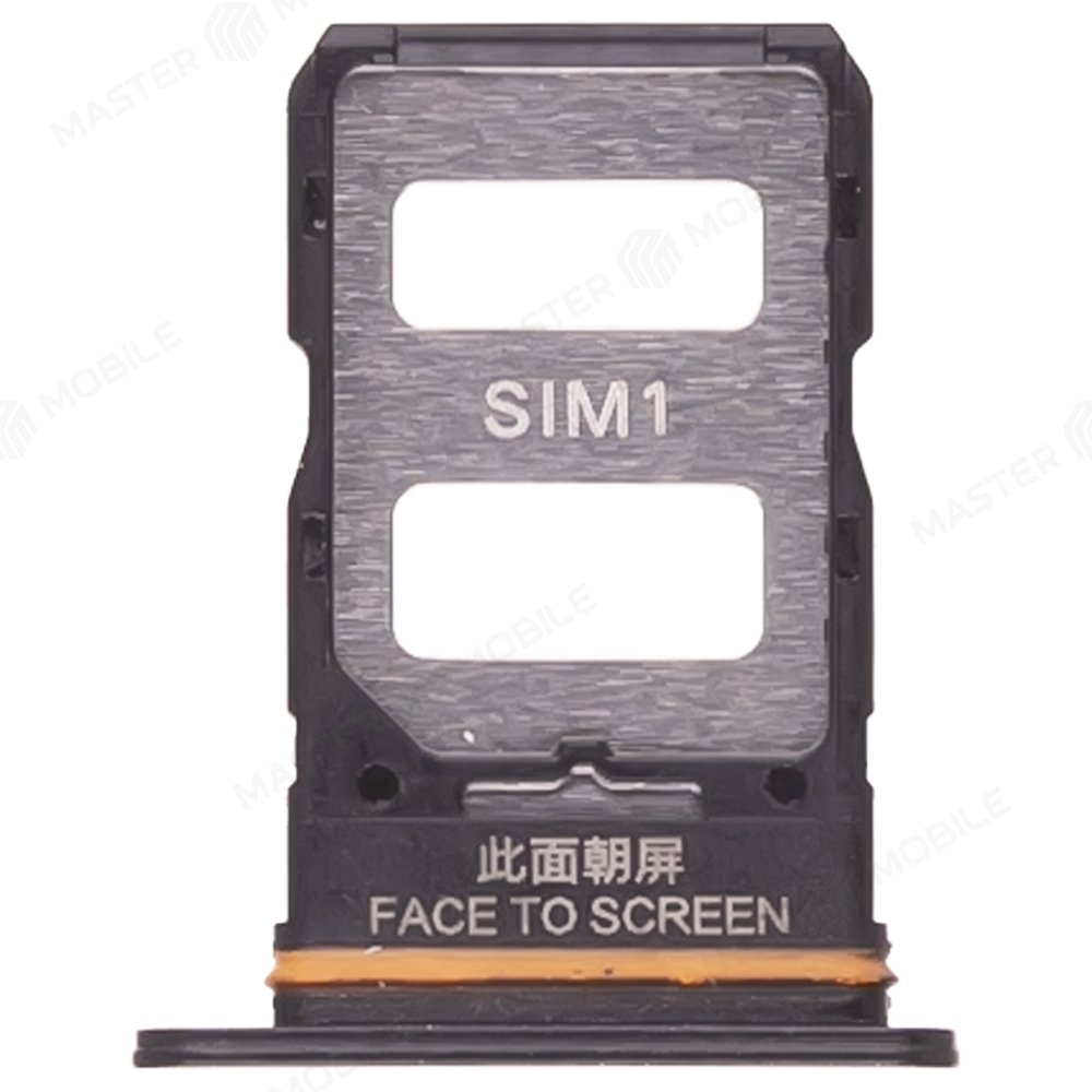 Держатель сим-карты для Xiaomi Poco X6 (23122PCD1G) (черный)