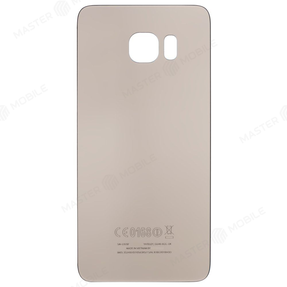 Задняя крышка для Samsung G928 Galaxy S6 Edge+/G928 Galaxy S6 Edge+ Duos (золотистый)