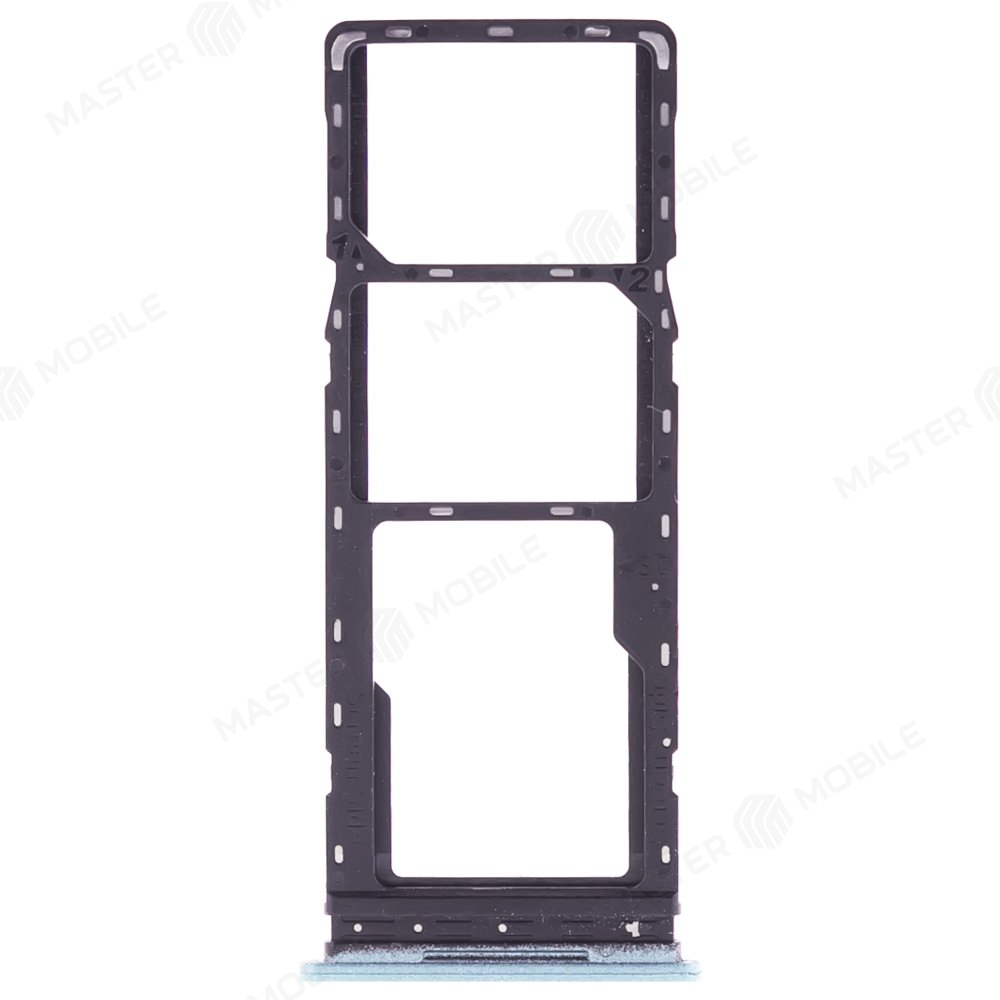 Держатель сим-карты для Tecno Spark 8C (KG5N) (бирюзовый)