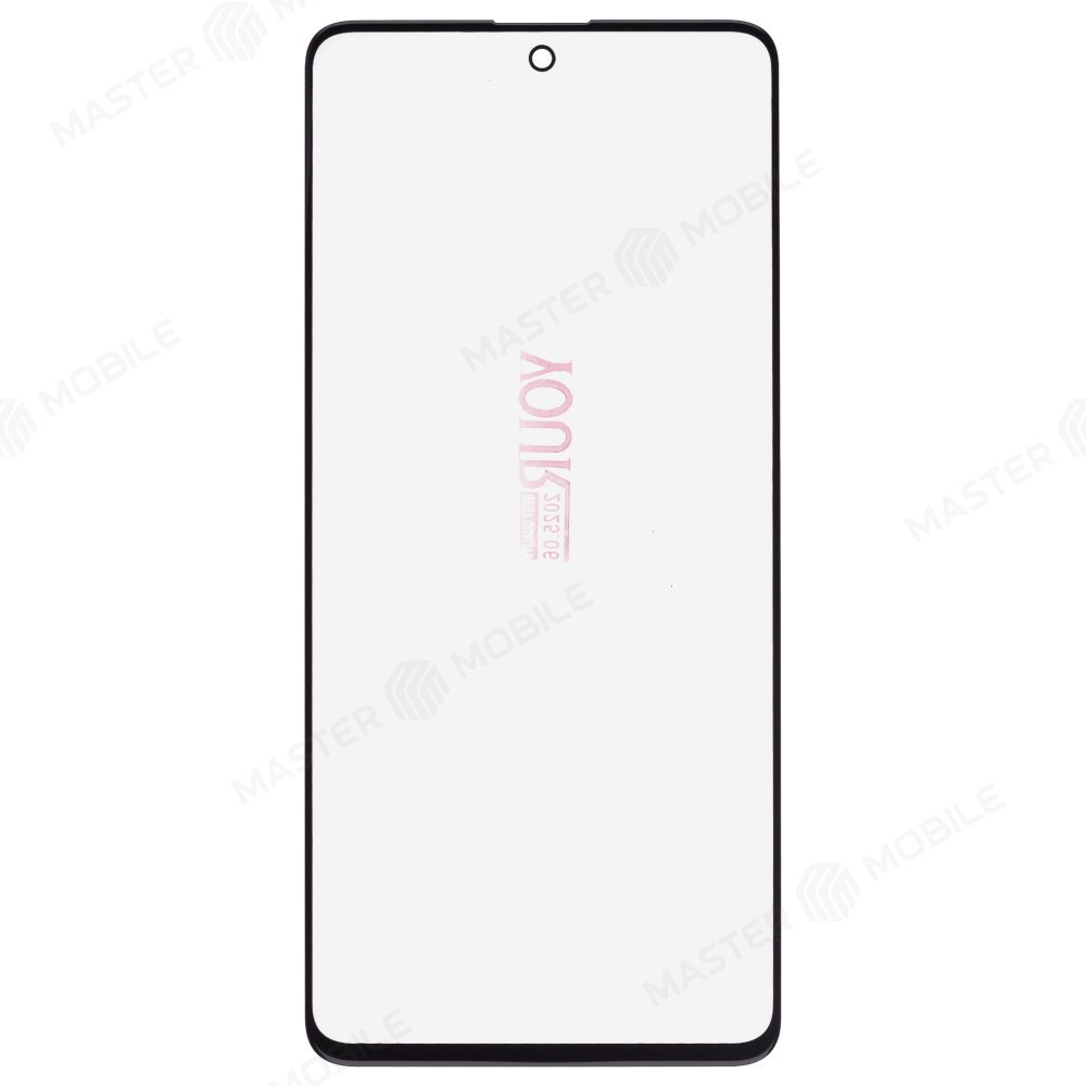 Стекло модуля для Samsung A515 Galaxy A51 / M317 Galaxy M31s + OCA (черный) (Musttby) (Premium)