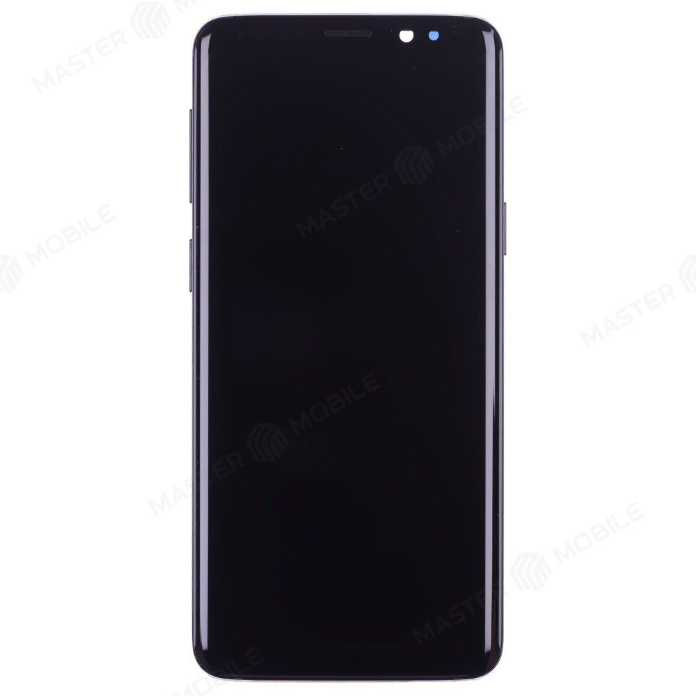 Дисплей для Samsung G960 Galaxy S9 + тачскрин (черный) (в рамке) (ORIG100) (возможен дефект ЛКП)