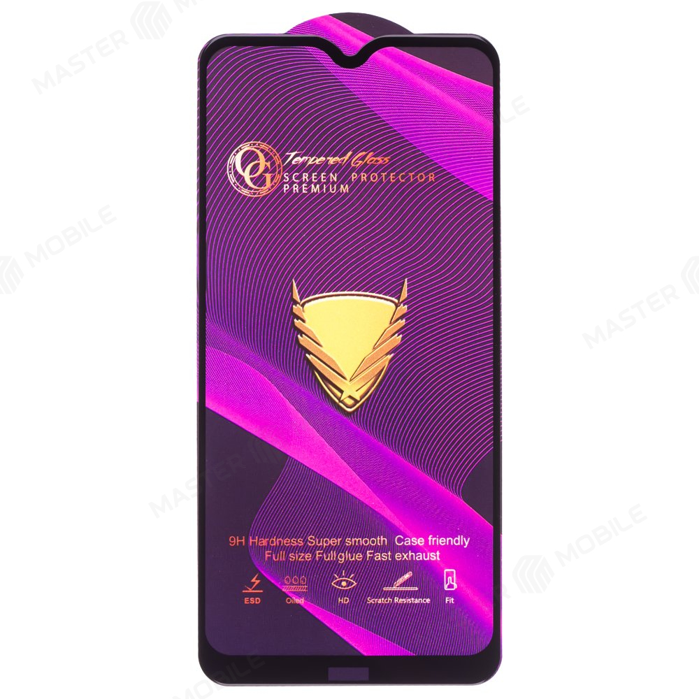 Защитное стекло OG Glass (3 в 1) для Xiaomi Redmi 13C 4G (23108RN04Y) / Poco C65 (2310FPCA4G) / Poco M6 5G (23128PC33I) (черный)
