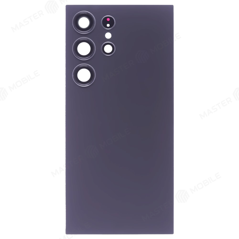 Задняя крышка для Samsung S928 Galaxy S24 Ultra (черный) (в сборе со стеклом камеры)