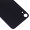 Задняя крышка для Apple iPhone Xr (черный) (с широким отверстием) (Premium) фото №3